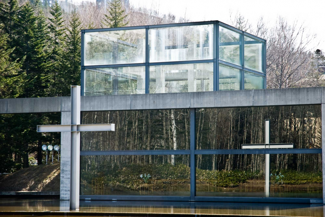 Chapel on the water, tomamu , hokkaido.