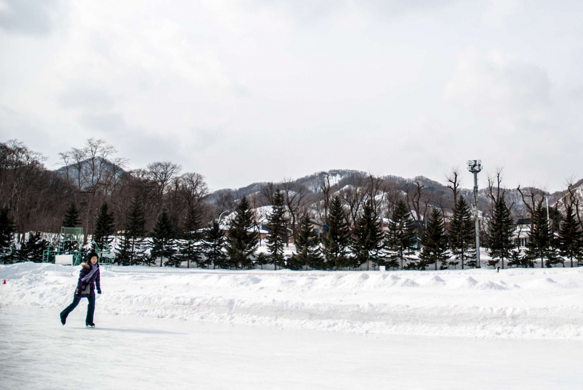 maruyama iceskate rink in sapporo