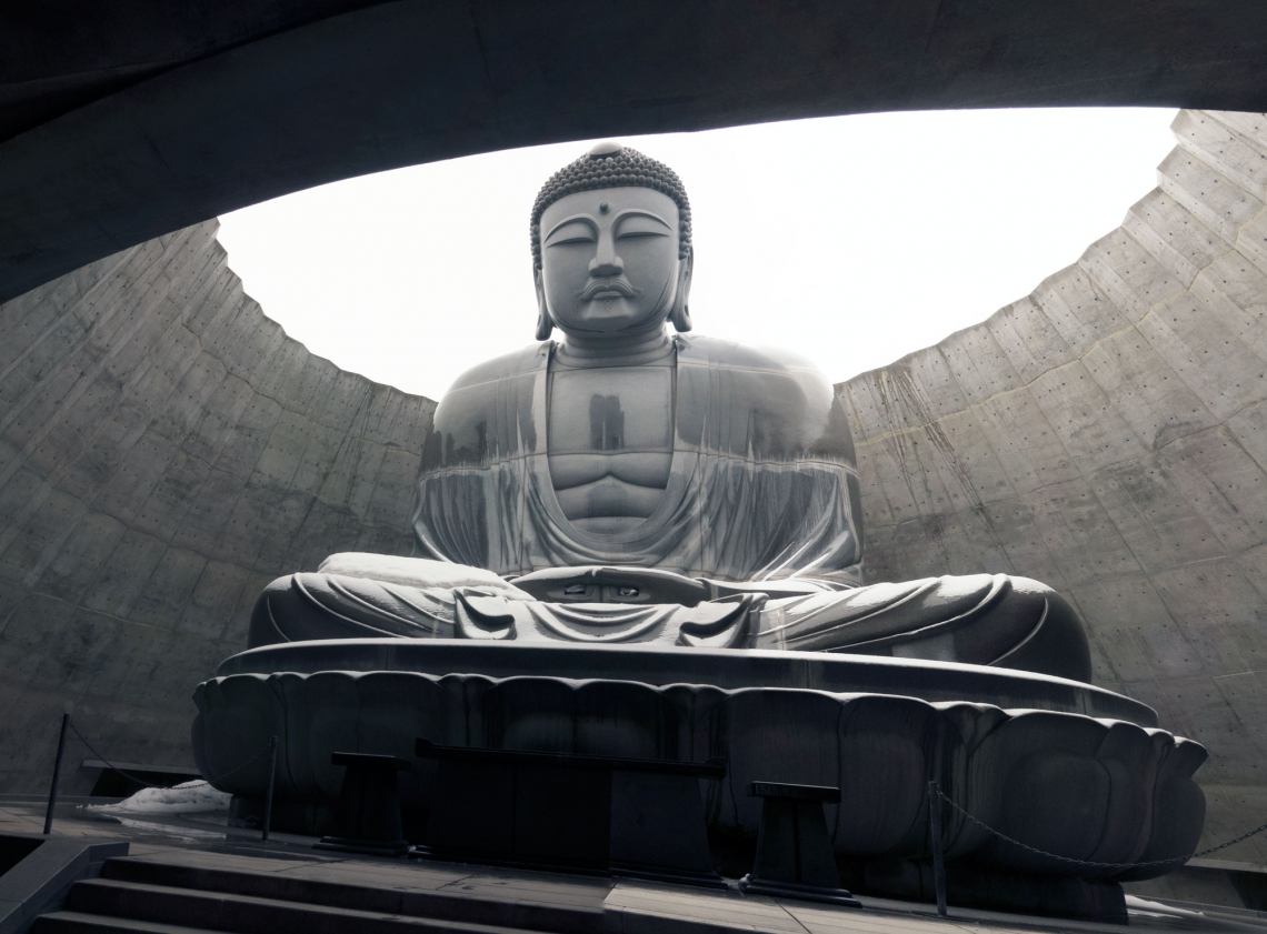 budha at takino in south sapporo