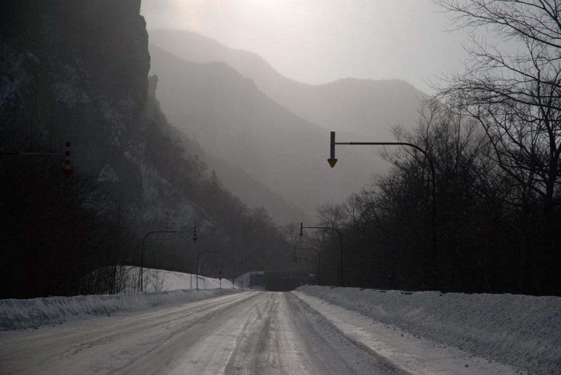 the beautiful drive to Sounkyo, Hokkaido